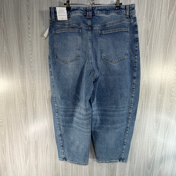 Talbots Relaxed Barrel Jean Denim Ankle Length High‎ Waist Women’s 14 Petite New - Picture 3 of 7